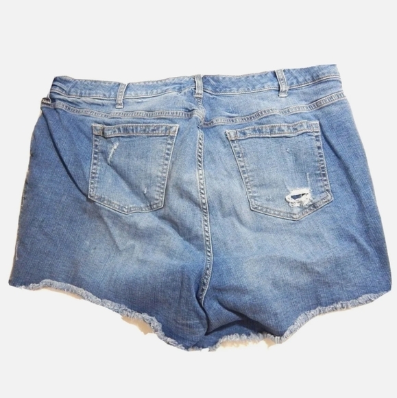 Torrid Cutoff Distressed Jean Shorts - Picture 3 of 3